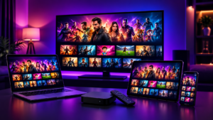 Compatibilité Smart TV et environnement de streaming sur plusieurs écrans